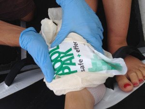 First Aid at Sea how to deal with strains and sprains
