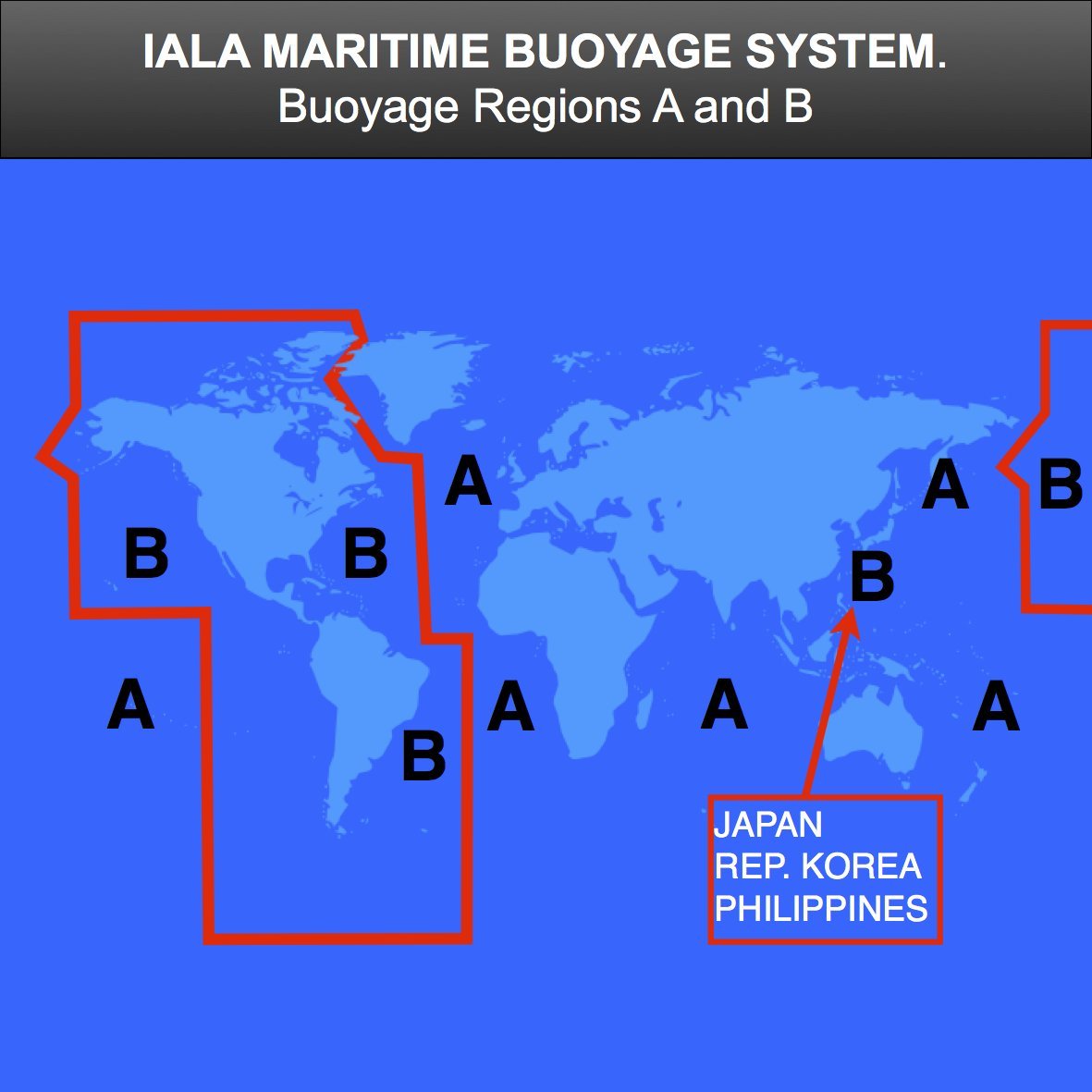 An explanation of the IALA maritime buoyage system